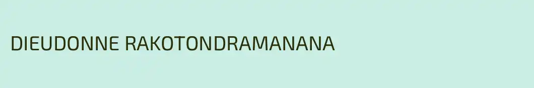 DIEUDONNE RAKOTONDRAMANANA